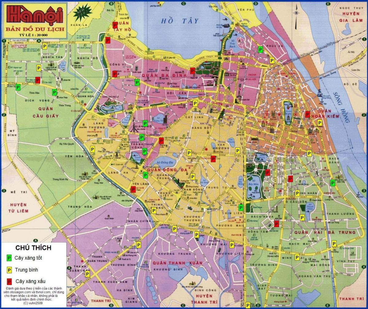 hanoi pada peta