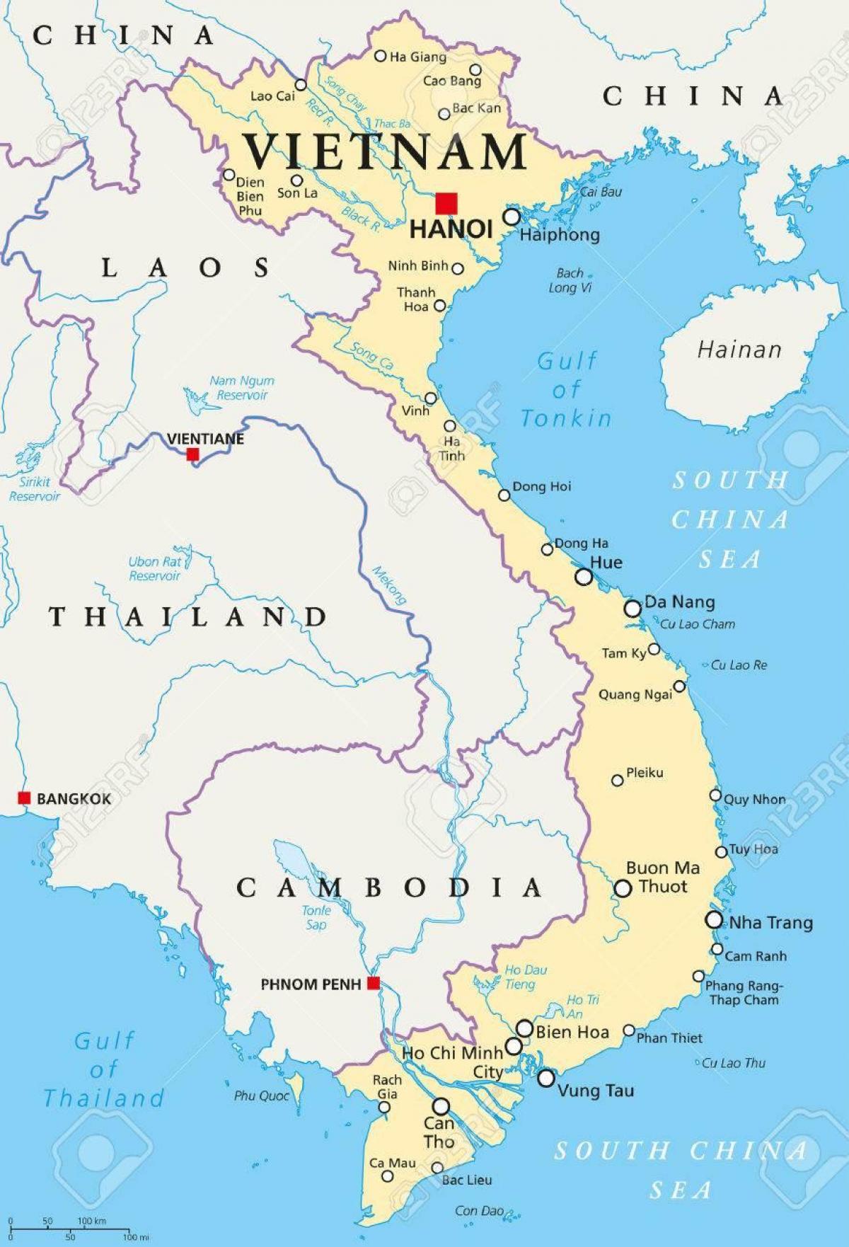 hanoi peta lokasi