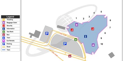 Hanoi international airport map
