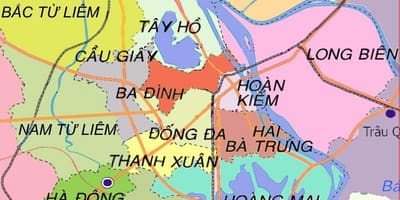 Peta ha dong district, hanoi