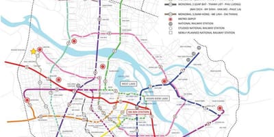 Peta dari hanoi metro